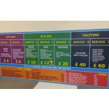 Полноцветные нестандартные картоны / знаки Correx и Foamex 3, 4, 6 и 10 мм.