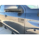 一对哑光黑色美国国旗模切乙烯基贴纸，适用于卡车，SUV 7.25“ X 4”