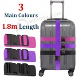 2x verstellbare Reisegepäckkoffergurte, Gurte, Krawatte, sichere Sicherheitsgepäcktasche