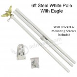 6ft Flag Pole Steel Wall Hanging House Flag Pole Wall Mounted Flag Pole Eagle