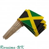 Jamaïque cure-dents MINI drapeau Papier bâtonnets Fête Cocktail Traiteur Pays