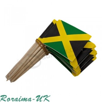 Jamaica Tandenstokers MINI Vlag Papieren Stokken Feest Cocktail Catering Landen
