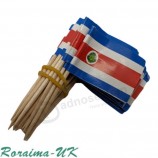 Costa Rica cure-dents MINI drapeau Papier bâtonnets Fête Cocktail Traiteur Pays