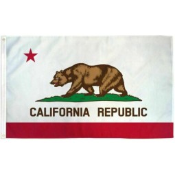 NEW California State Flag 100% All Weather Polyester with Brass Grommets 3X5 ft