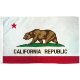 NOUVEAU drapeau de l’État de Californie 100 % polyester tout temps avec œillets en laiton 3X5 pi