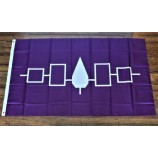 Nation iroquoise bannière drapeau Amérindien Tribu unie Tribal yy