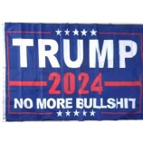 Plus de conneries 2024 Trump 3x5 pieds MAGA Nation USA KAG Drapeau américain républicain
