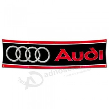 Audi voiture logo bannière 2X8 ft course spectacle drapeaux garage magasin mur décor grande affiche