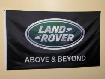 Premium drapeau Land Rover 3x5ft bannière voiture course spectacle Garage Wall Decor signe logo