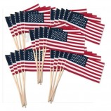 25 4 « x6 » American Made à la main drapeaux soutenant la bourse du Samaritain