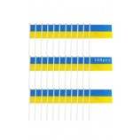 Ukraine Flagge Ukrainische Hand Flaggen für Parade Party Festival Outdoor Indoor