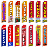 Restaurant Reclame Swooper Flutter Feather Flag Ontbijt Special