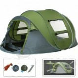 4-6 personnes camping automatique pop up tente imperméable à l’eau en plein air randonnée tente de voyage