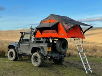 Tienda de techo Tentbox Lite Overland Camping Roof Box Expedition Glamping Rack
