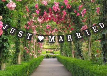 Bruiloft Bunting Banners kaart foto Prop - bruiloft decoratie 15 verschillende stijlen