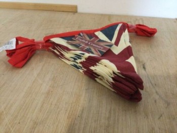 English Country Vintage Union Jack 5 Meter Wimpelkette