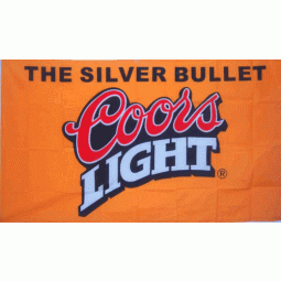 NUOVO 3X5FT COORS BIRRA CHIARA BANDIERA ARANCIONE BANDIERA SPORT BAR BANNER