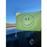 AUTOHÄNDLER liefert 100er Packung Autofenster Clip Auf Flaggen glückliches Gesicht