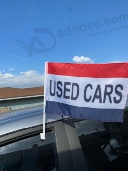 FOURNITURES DE CONCESSIONNAIRE DE VOITURES 30 pc Pack Clip de fenêtre de voiture sur les drapeaux VOITURES d’occasion