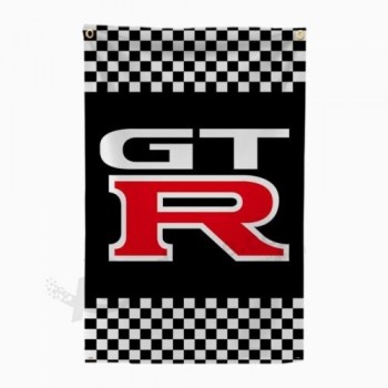 GTR 로고 3x5FT 배너 & 플래그 레이싱 카 쇼 차고 벽 장식 NEW