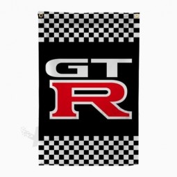 GTR Logo 3x5FT Banners & Flags Racing Car Show For Garage Wall Decor NEW