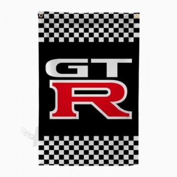 GTR Logo 3x5FT Banners & Flags Racing Car Show For Garage Wall Decor NEW
