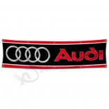 Audi Logo 3x5 ft Bandiera Auto Da Corsa Mostra Banner Garage Man Cave Emblema Da Parete
