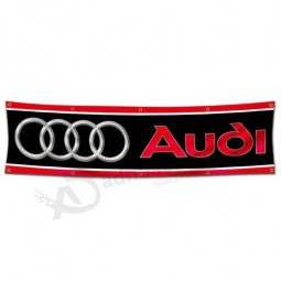 Audi Logo 3x5 ft Flagge Auto Rennen Show Banner Garage Mann Höhle Emblem Wandschild