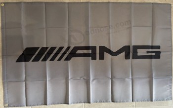 AMG Logo Bandiera Banner 3X5 Mercedes Benz Garage Shop Man Cave