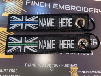 Portachiavi personalizzati Nome tattico personalizzato Chiavi del motociclista Targa Tag Bag NUOVO