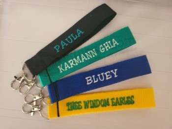 Portachiavi personalizzato portachiavi bagagli nome personalizzato testo Jet Tag cerniera Pull Bag