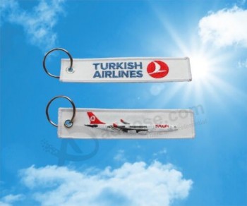 Turkish Airlines Airbus A340 keychain keyring key tag