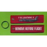 F-35 Lightning II RBF вышитая бирка брелок/багажник - Новинка