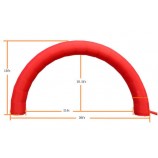 Promozione pubblicitaria gonfiabile dell'arco all'aperto 26*13 ft con ventilatore d'aria da 350 W