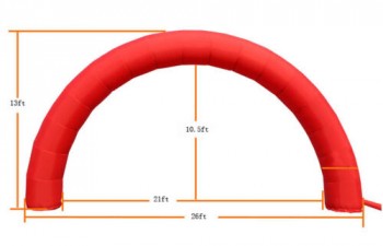 Promozione pubblicitaria gonfiabile dell'arco all'aperto 26*13 ft con ventilatore d'aria da 350 W