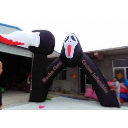 17ft Wide HUGE Halloween Inflatable Ghost Reaper Archway Airblown