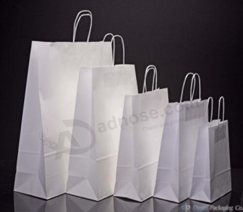 Белые бумажные пакеты Twist Handle Party и Gift Carrier / Бумажные пакеты с ручками