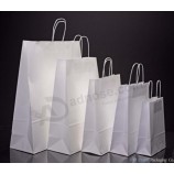 Sacchetti di carta bianchi Twist Handle Party e Gift Carrier / Sacchetti di carta con manici