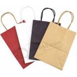 Sacchetto di carta kraft Borse regalo per lo shopping del partito con manici - Scegli il tuo colore / dimensione