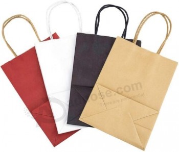 Sacchetto di carta kraft Borse regalo per lo shopping del partito con manici - Scegli il tuo colore / dimensione