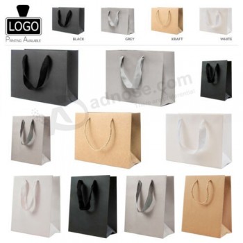Eco Kraft Papieren Cadeautassen Feesttassen Draagtassen (4 kleuren, A3 A4 A5 A6 A7)