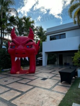 膨脹可能なハロウィーンの悪魔のトンネル、広告漫画のアーチ道