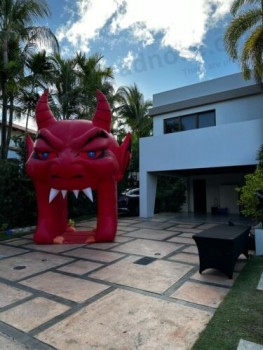 Inflatable Halloween Devil Tunnel, Advertising Cartoon archway