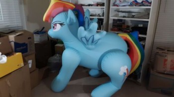 풍선 레인보우 대시 MLP 맞춤형 거대 장난감 사용 큰 희귀 조랑말