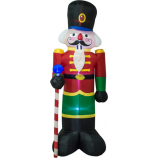 8 Piedi Di Natale Gonfiabile Schiaccianoci Soldato Vacanza Illuminato Blow up Yard Deco