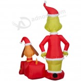 Dr. Seuss Le Grinch et Max Airblown Gonflable 5.5 ft 65e Anniversaire Nouveau
