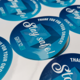 Bedrukte Ronde Stickers Aangepaste Logo etiketten verzendetiketten Gepersonaliseerde Kunst Tekst