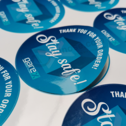Bedrukte Ronde Stickers Aangepaste Logo etiketten verzendetiketten Gepersonaliseerde Kunst Tekst