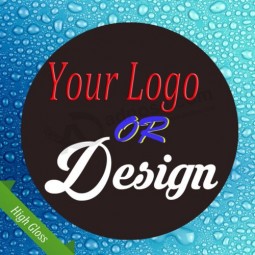 LOGO Printed Round Stickers - Custom Personalised Business Postage Labels