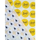 Stickers Aangepaste Logo Etiketten Zakelijke Verzending Gepersonaliseerde Bedrijfsnaam